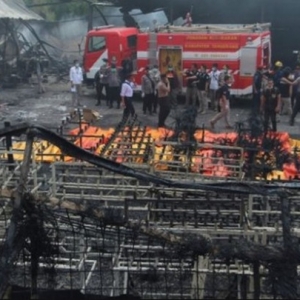 Letupan Kilang Mercun Di Jakarta, 30 Pekerja Maut