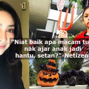 "Niat Tak Halalkan Cara Kak Oi,"- Rita Rudaini Kena Tarbiah Benarkan Anak Sambut Halloween