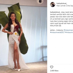 Busana Nasi Lemak Miss Universe Malaysia Dikritik Bertubi-tubi Oleh Hatta Dolmat?