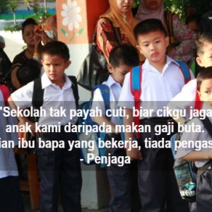 "Baik Jaga Anak Kami Dari Makan Gaji Buta" - Penjaga Tak Bagi Cikgu Cuti