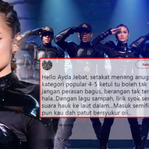 'Mata' Lagu Sampah, Netizen Kata Ayda Jebat Perasan Bagus