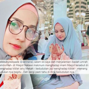 Eh, Joy Berdoa Di Masjid Nabawi Tak Hadap Kiblat Ke Tu?