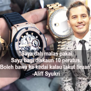 Jual Jam Harga Rumah, Aliff Syukri Sengaja Minta Dikecam - Netizen