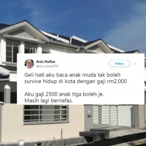 "Geli Hati Aku Baca Anak Muda Tak Boleh Survive Dengan Gaji RM2000"