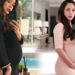 Berat Naik 10 Kg, Nora Danish Seronok Tayang Baby Bump