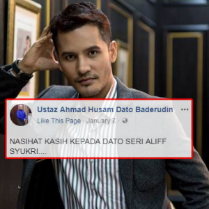 Jangan Jadi Macam Firaun - Ustaz Tegur Aliff Syukri