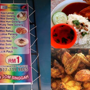 Harga Menu Tak Masuk Akal Di Warung RM1 Kluang Johor