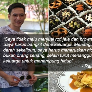 Fitnah Tutup Pintu Rezeki, Raja Afiq Jual Roti Jala