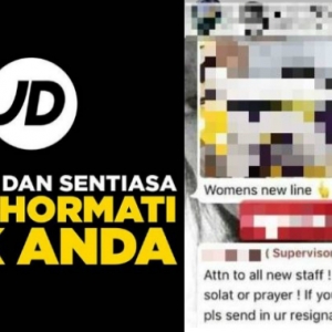 Larang Pekerja Islam Tunai Solat, Penyelia Dipecat