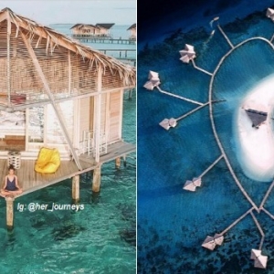 Pulo Cinta Indonesia  Persis Maldives, Jadikan Bulan Madu Semakin Romantis..