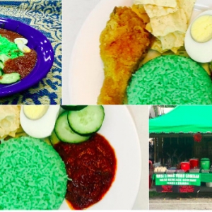 Nasi Lemak Hijau Jadi Buruan Di Gombak - Murah Pula Tu