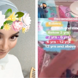 Saran Bayi Makan Suplemen, Neelofa Terdesak Kata Netizen