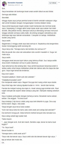 "Sebab Dia Tak Nak Kawan Saya" - Ibu Terkejut Punca 