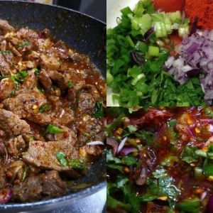 Daging Goreng Ala Thai - Lebih Berempah Dan Perisa! Lain Dari Daging Kunyit Biasa..