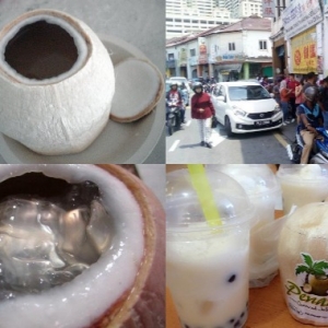 Cuaca Panas Terik! Coconut Shake, Jeli Kelapa Jadi Rebutan Di Joez Coconut Penang