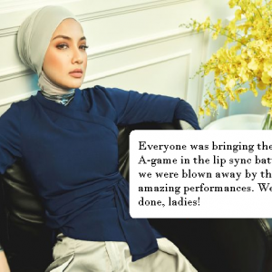 Cabar Ulama Dan Netizen, Neelofa Ucap Tahniah Kepada Penari Berhijab