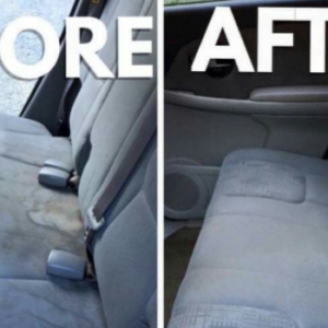 Peta Dunia Pada Seat Kereta? Hapuskan Dengan Hanya 2 Bahan Dapur!