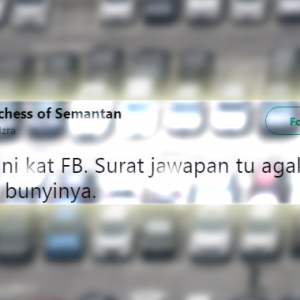 "Mohon Jangan Sempit Otak Macam Sempitnya Rumah Kita" - Sentap Kerana Ruang Parkir