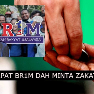 Kan Baru Dapat BR1M? Minta Zakat Lagi? - Pegawai Agama Kaki Sindir Dikecam