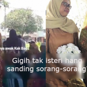 Pasangan Tak  Datang, Pengantin Perempuan Tetap Gagah Bersanding Sendiri