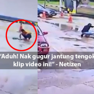 "Sebab Tu Bahaya Kalau Perempuan Memandu"! - Pekerja Shell Kena Lenyek 4WD