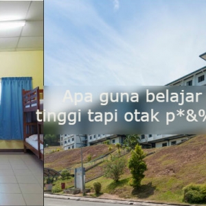 "Belajar Tinggi, Tapi Terpekik Terlolong Macam Beruk,"- Pelajar Universiti  Dihentam