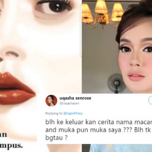 "Ingat Kau Seorang Je Ada Nama Tu Dalam Dunia?" -Netizen Bangkang Uqasha Senrose Nak Saman Penerbit Buku