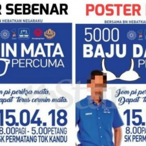 Mahu Beri 5000 Coli Percuma, Rupa-Rupanya Hanya Poster Palsu!