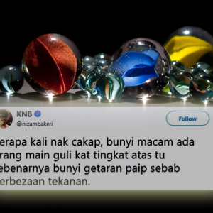 'Bunyi Guli Je Hantu, Takkan Hantu Sedunia Main Guli? Kreatiflah Sikit!'