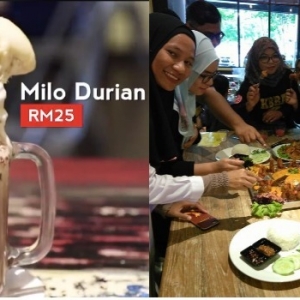 Lagi Menu Keju Melimpah - Restoran Cheese Banjir Tawar Durian Dan Milo