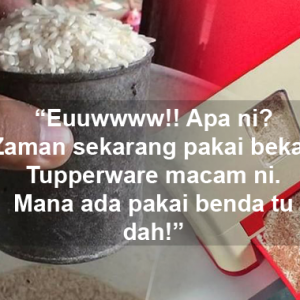 Kerana Penyukat Beras Je Pun, Sakan Netizen Membawang!