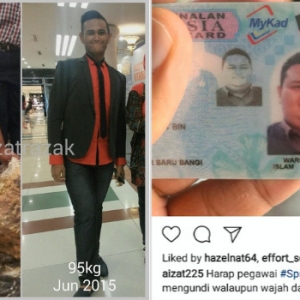 "Wajah Di  IC Gemuk Tapi Tuannya Dah Kurus" - Lucu! Lelaki Ini Harap SPR Tak Keliru..