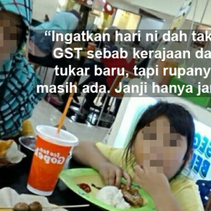 "Dia Ingat, Nak Buang GST Macam 'Flush' Tahi?" - Netizen