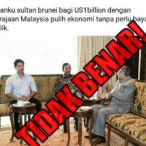 'Hadiah' Wang AS$1 Bilion Daripada Brunei Pada Malaysia Tak Benar