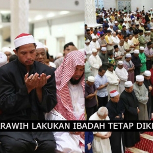 Mantan Perdana Menteri Solat Tarawih Di Mana Pun Nak Dijadikan Isu Ke?