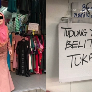 Malulah, Penjual Tudung Tapi Perangai Macam Samseng