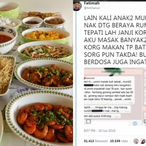 Cikgu Kecewa Masak Banyak Anak Murid Nak Beraya, Tetapi Ditipu Rupanya!