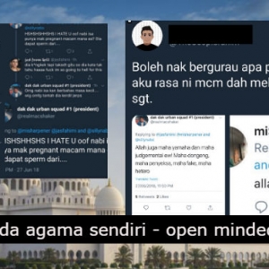 "Konon Open Minded Sangat, Sampai Allah Pun Kau Sanggup Persendakan"