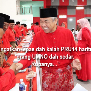 "Aduh, Macam Kelakar Je Zahid Boleh Menang! UMNO Tak Serik Ke?" - Netizen