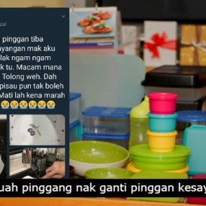 "Matila Kalau Mak Tahu!" Serius Kelakar, Pengalaman Cemas Pinggan Tersangkut Dalam Mangkuk