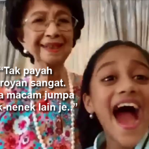 Tun Hasmah Sporting Habis Main Tik Tok Dengan Penyanyi Cilik! Cemburu Tak?