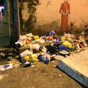 Warga Asing Pengotor,  Sampah Sarap Penuh Di Chow Kit Dan Bukit Bintang