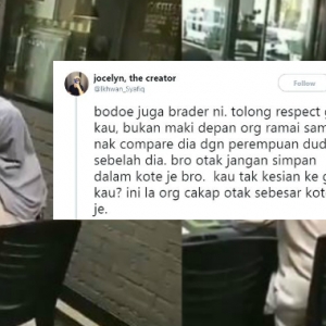 "Muka Kau Memang Tak Cantik Macam Perempuan Lain!" Lelaki Biadab, Hina Teman Wanita Sendiri