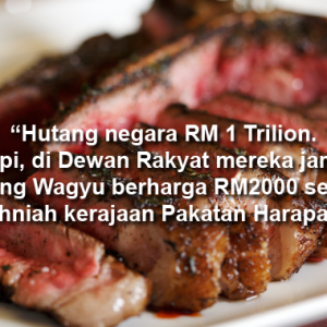 Parlimen Jamu Daging RM2,000? Wagyu Kan Banyak Jenis, Jangan Membawang Je!