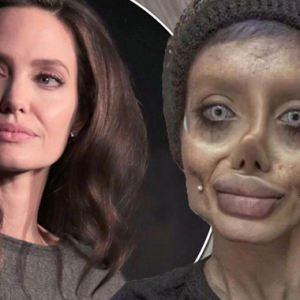 Dah Macam Zombi! Inilah Wajah Sebenar 'Kembar' Angelie Jolie Tanpa Mekap