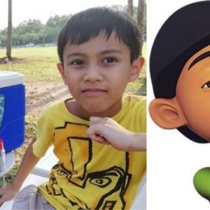 Suka Dengan Watak Mail Dalam Upin & Ipin, Adik Ini Dipuji Buat Bisnes Air Kotak..