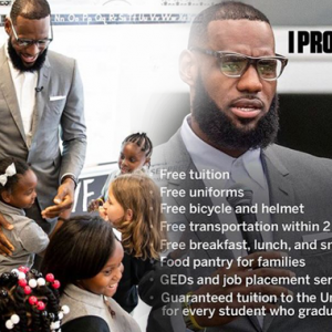 LeBron James Buka Sekolah 'Percuma' Untuk Kanak-kanak Tidak Berkemampuan