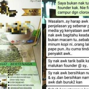 "Orang Lain Minum Takda Apa-apa Pun, Itu Cuma Tindak Balas Penyakit Awak"