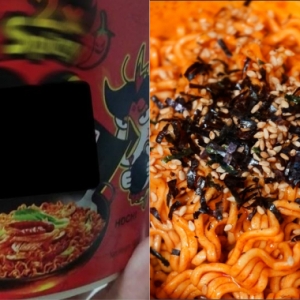 Terguling-Guling Tahan Sakit Kerana Usus Luka  Lepas Makan Mee Ramen Pedas Gila!