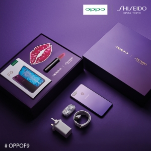 Memukau! Oppo F9 Tampil Dengan Edisi Terhad Starry Purple, Kolaborasi Dengan Shiseido